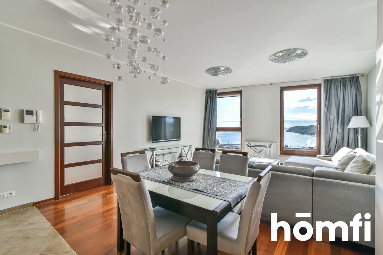 Fully furnished Sea Towers apartment with 2 rooms - Apartment - Rent - Gdynia, Śródmieście