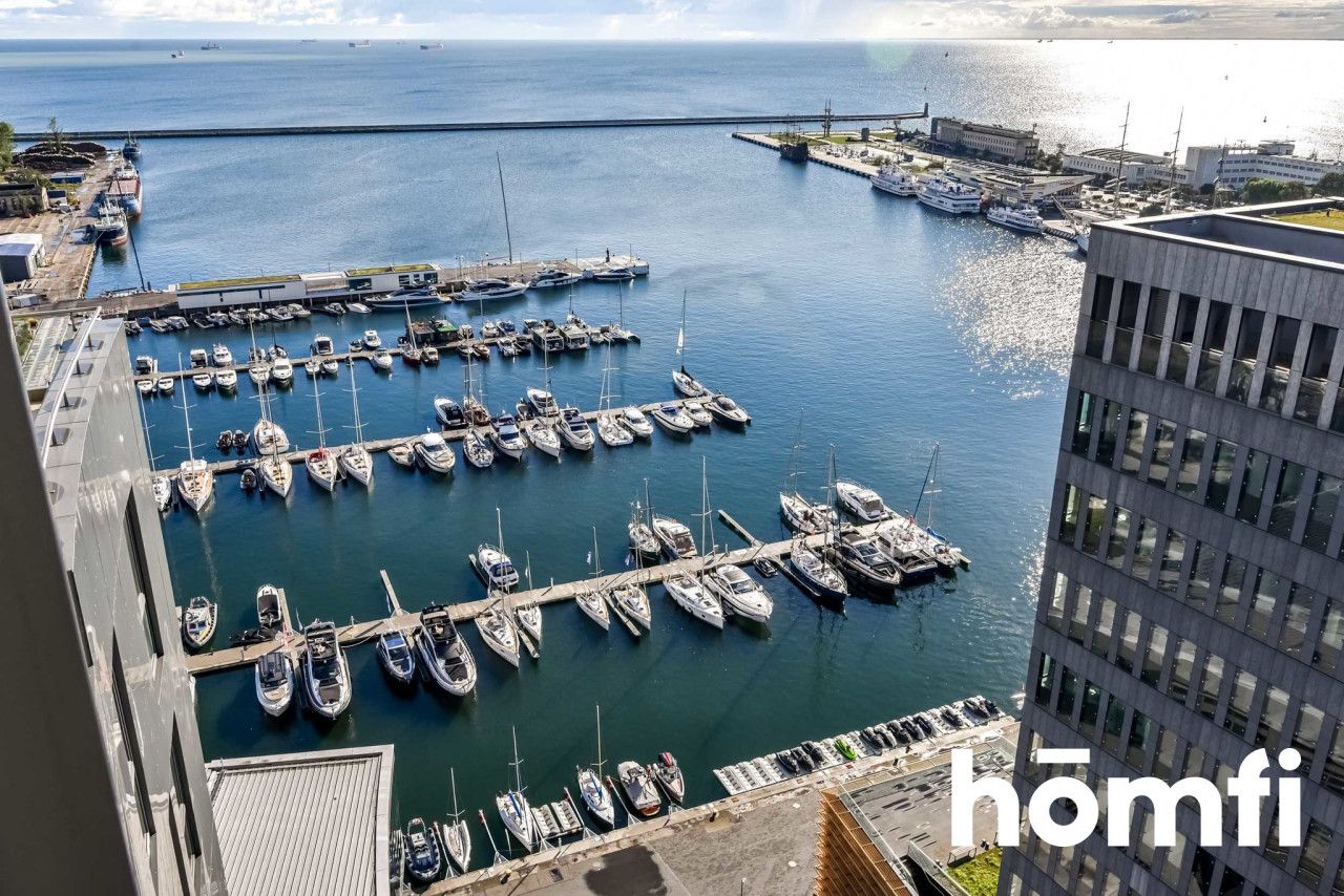 Fully furnished Sea Towers apartment with 2 rooms - Apartment - Rent - Gdynia, Śródmieście