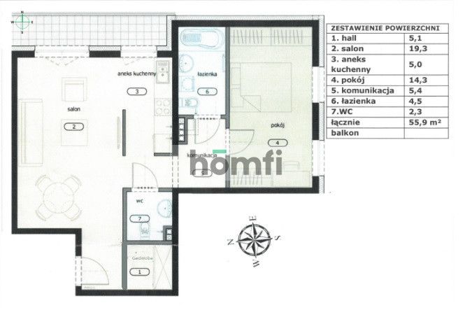 2 room at Dmowskiego street, city centre - Apartment - Rent - Wrocław, Śródmieście