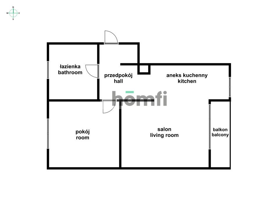 Dwa pokoje w topowej lokalizacji - Stare Żegrze - Mieszkanie - Sprzedaż - Poznań, Nowe Miasto / Żegrze