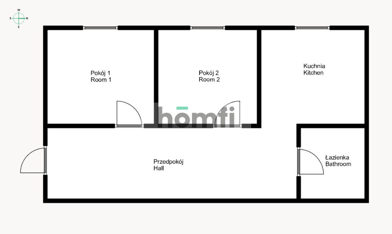 TWO SEPARATE ROOMS 45smq - SZUWAROWA - RUCZAJ - Apartment - Sale - Kraków, Ruczaj