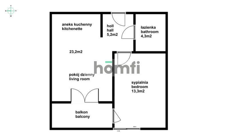Komfortowe, 2-pokojowe mieszkanie w centrum - Mieszkanie - Wynajem - Gdynia, Śródmieście