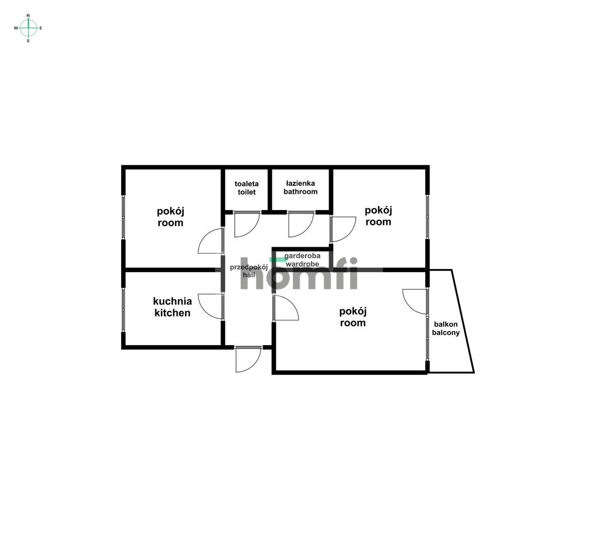 Słoneczne i przestronne 3 pokoje Chartowo os. Rusa - Mieszkanie - Sprzedaż - Poznań, Nowe Miasto / Chartowo