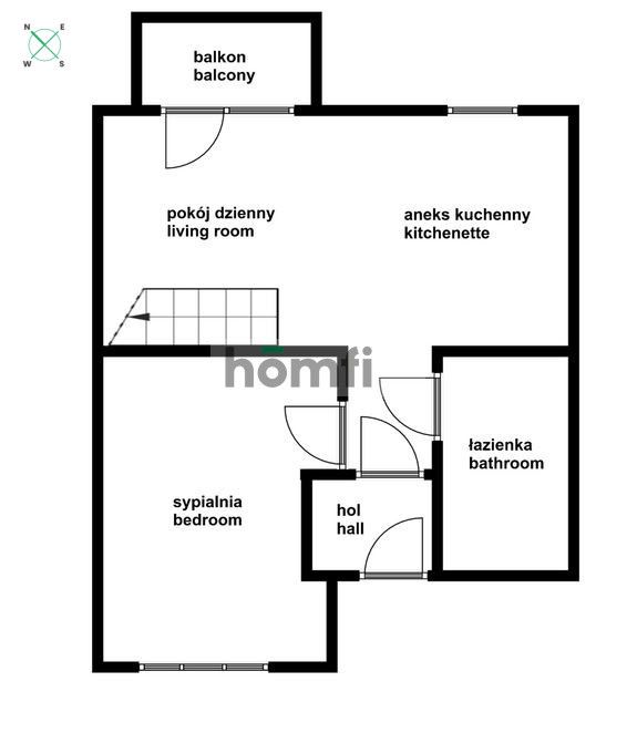Two-tier apartment in a cozy neighbourhood - Apartment - Sale - Kraków, Krowodrza / Bronowice Małe