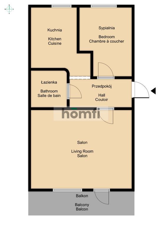 A bright 2-room apartment on os. XV-lecia - Квартира - Оренда - Radom, Os. XV-lecia