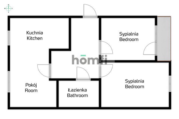 Cena do negocjacji! - Komfortowe, trzypokojowe mieszkanie w zadbanym bloku na Podgórzu Duchackim - Mieszkanie - Sprzedaż - Kraków, Podgórze / Podgórze Duchackie