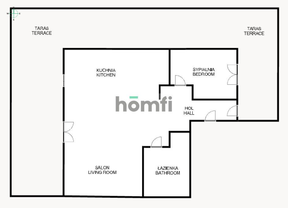 Apartment with a terrace of 110m2 | smart home - Apartment - Sale - Kraków, Podgórze / Dębniki