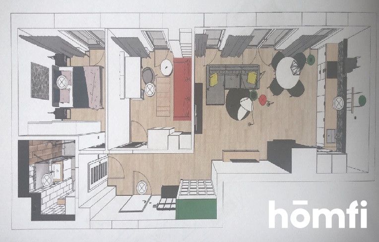 Stylish air-conditioned 3-room apartment in the center - Atal Towers - Apartment - Rent - Wrocław, Stare Miasto