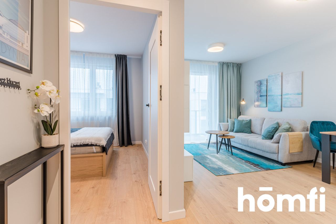 Modern and stylish 2-bedroom Gardenia - 2022 - Apartment - Rent - Gdynia, Leszczynki