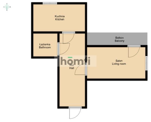 Przestronna kawalerka w centralnej części Radomia - Mieszkanie - Sprzedaż - Radom, Planty