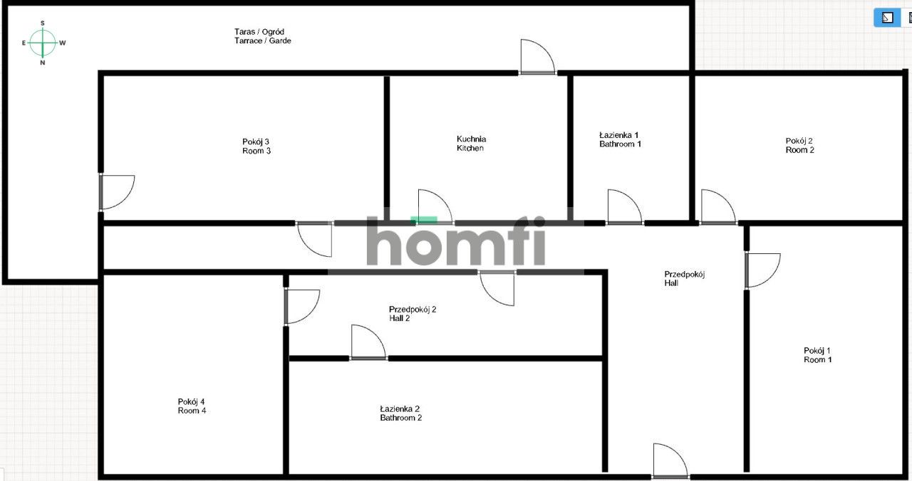Piękne,duże, mieszkanie z ogródkiem tuż przy parku - Mieszkanie - Wynajem - Wrocław, Krzyki / Borek