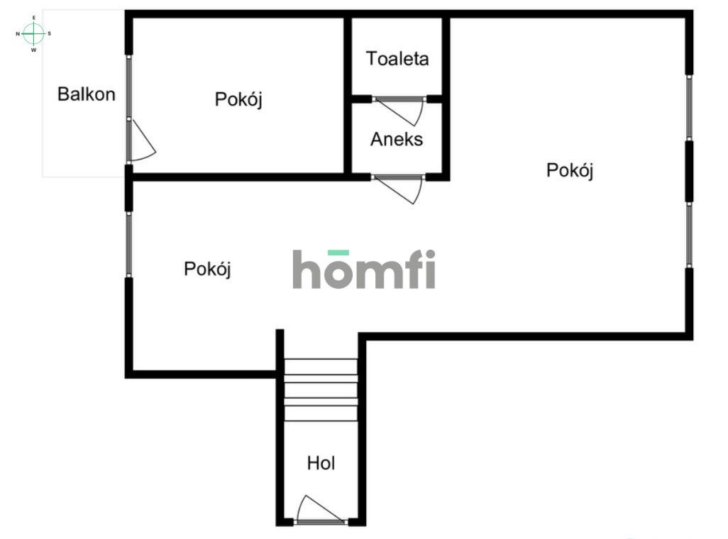 Open space/3 pomieszczenia 77 m2 Jagiełły Centrum - Lokal użytkowy - Wynajem - Wrocław, Śródmieście