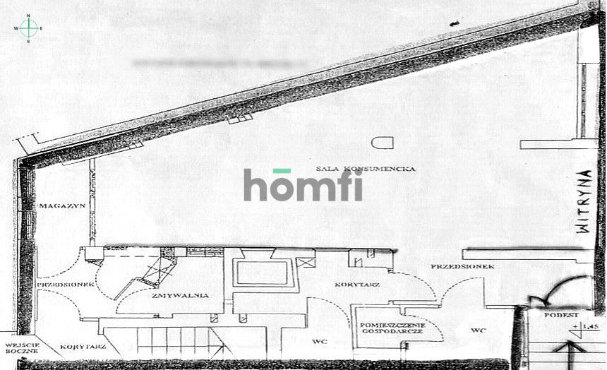 Na sprzedaż lokal 84 m2 z witryną / Krucza / Plac Powstańców Śląskich / Sky Tower - Lokal użytkowy - Sprzedaż - Wrocław, Krzyki