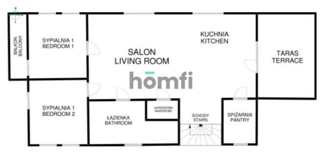 For rent a 3-room apartment 106m2 with a large terrace near Borek Fałęcki - Apartment - Rent - Krakowski, Mogilany / Libertów