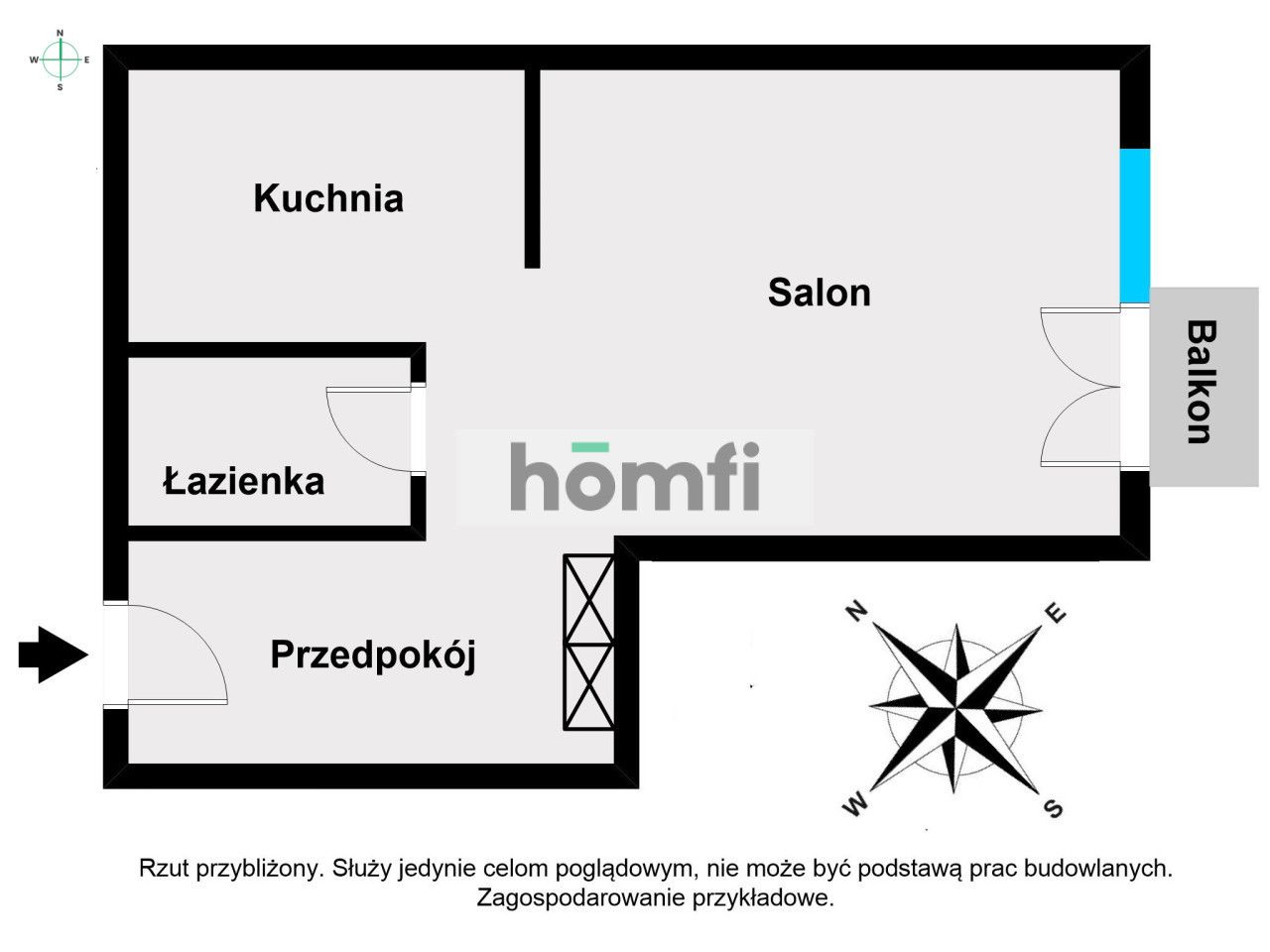 Studio apartment after renovation, close to SKM. - Apartment - Sale - Gdynia, Leszczynki