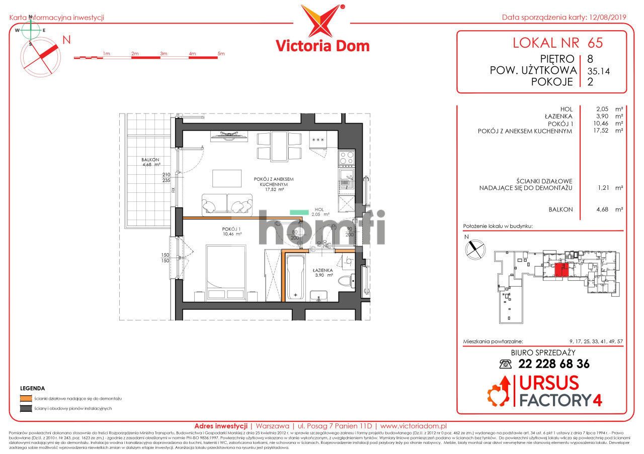 Nowoczesne 2 pokojowe mieszkanie Warszawa Ursus - Mieszkanie - Wynajem - Warszawa, Ursus