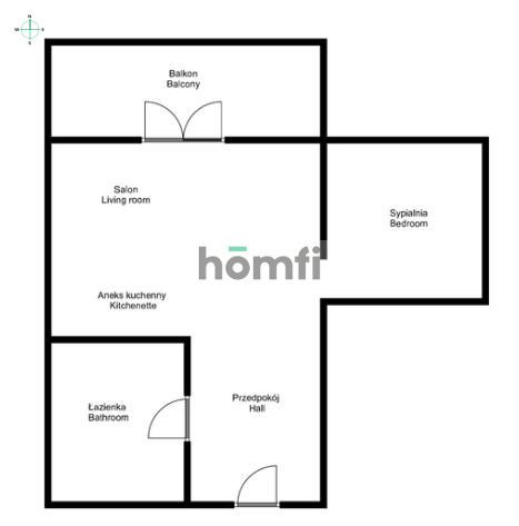 Dwupokojowe mieszkanie blisko centrum/ Długa - Mieszkanie - Wynajem - Wrocław, Stare Miasto / Szczepin
