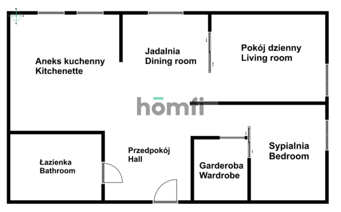 Piękny trzypokojowy apartament z garderobą ul. Nizinna / Świerczewo - Mieszkanie - Wynajem - Poznań, Wilda