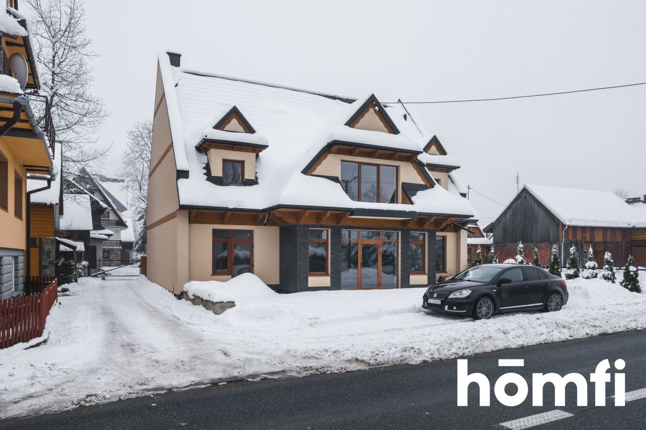 Dom z lokalem użytkowym na parterze, Podczerwone obok Zakopane i Czarny Dunajec - Dom - Sprzedaż - Nowotarski, Czarny Dunajec / Podczerwone