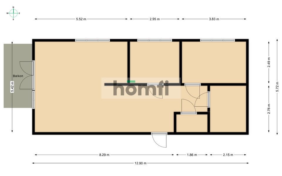 Piękne mieszkanie 3 pokoje, wysoki standard, hala - Mieszkanie - Sprzedaż - Gdańsk, Jasień