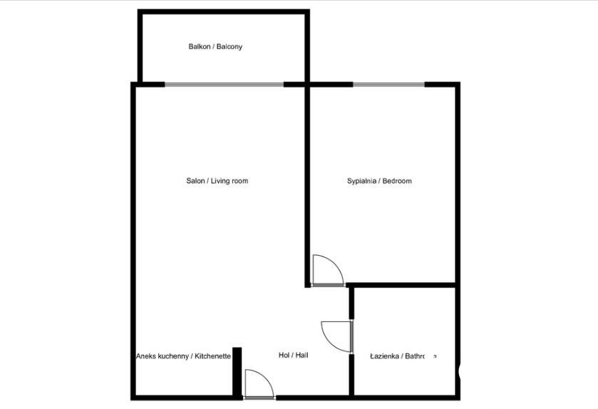 Mieszkanie 2-pok z miejscem parkingowym Jeżyce - Mieszkanie - Wynajem - Poznań, Jeżyce