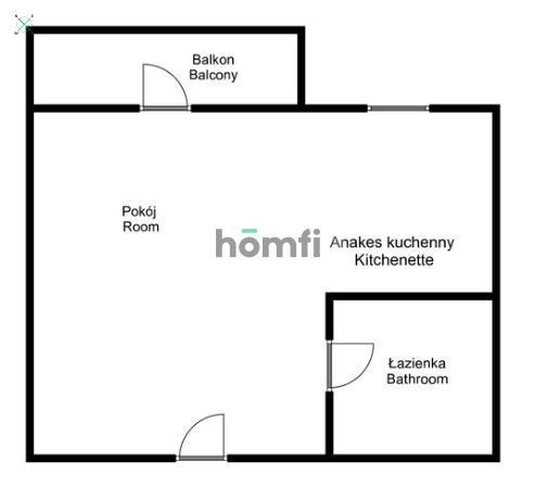 Stylowa kawalerka z balkonem blisko centrum/Długa - Mieszkanie - Wynajem - Wrocław, Stare Miasto / Szczepin
