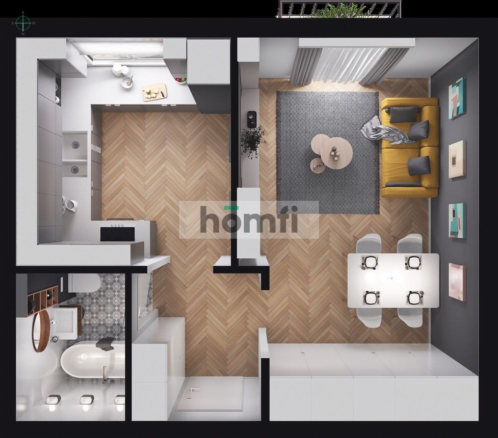 Inwestycyjna kawalerka w centrum miasta z super komunikacją - Mieszkanie - Sprzedaż - Radom, Śródmieście