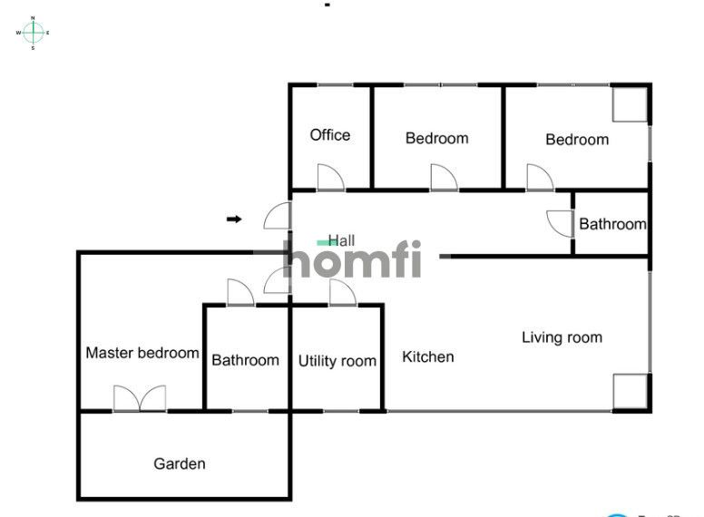 An apartment 175 sqm with a private garden and two parking slots located in Wilanów - Apartment - Sale - Warszawa, Wilanów / Zawady