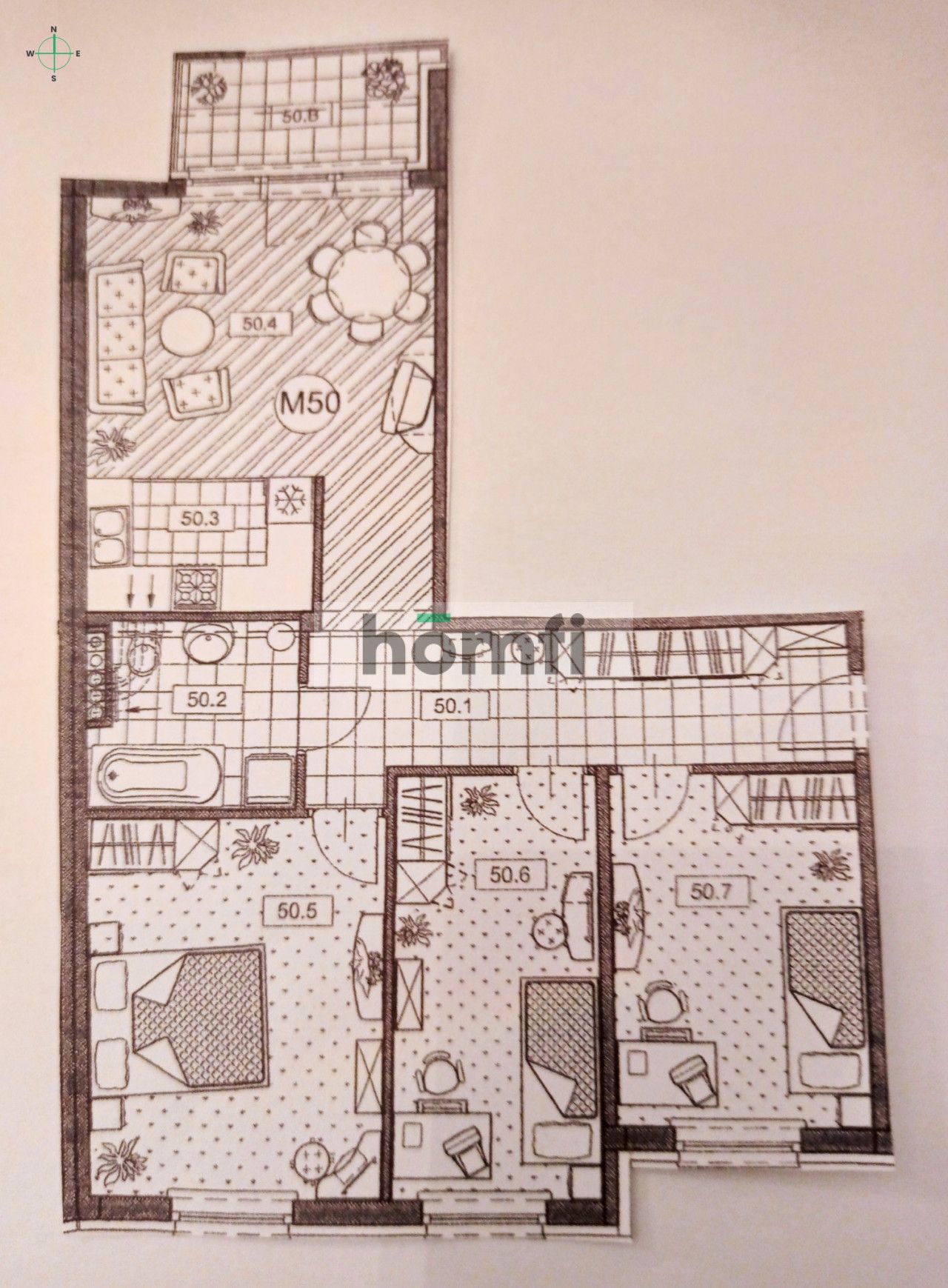 Comfortable 4-room apartment with balcony and garage - Квартира - Оренда - Gdańsk, Piecki-Migowo