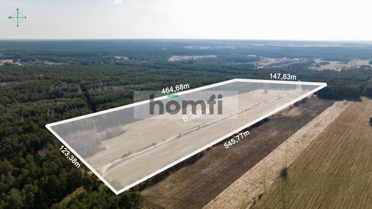 Działka w otoczeniu lasu - Działka - Sprzedaż - Kozienicki, Głowaczów / Rogożek