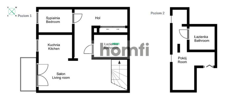 For a family two-storey with balcony - Oltaszyn - Apartment - Sale - Wrocław, Krzyki / Ołtaszyn