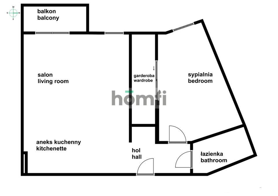 2 pokojowe, ciche, ciepłe, dwa miejsca garażowe - Mieszkanie - Wynajem - Gdynia