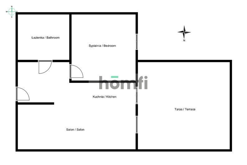 2-pok. mieszkanie z tarasem | Bohomolca | Serenada - Apartment - Rent - Kraków, Śródmieście / Prądnik Czerwony