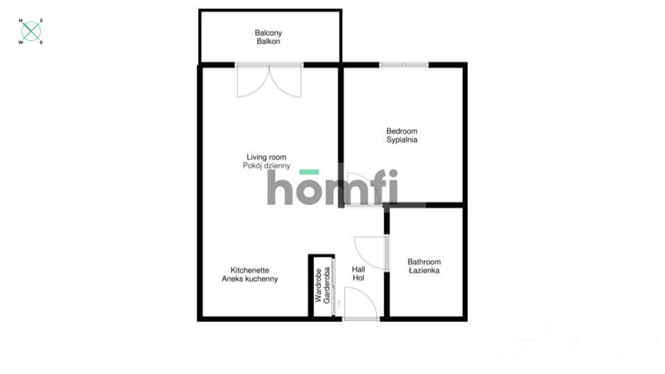 Modern 2 room apartment with parking space - Zakładowa Street - Apartment - Rent - Wrocław, Psie Pole / Kleczków