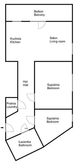 3 pokoje z tarasem | Widok na zieleń | Od 1 marca! - Mieszkanie - Wynajem - Kraków, Nowa Huta / Czyżyny
