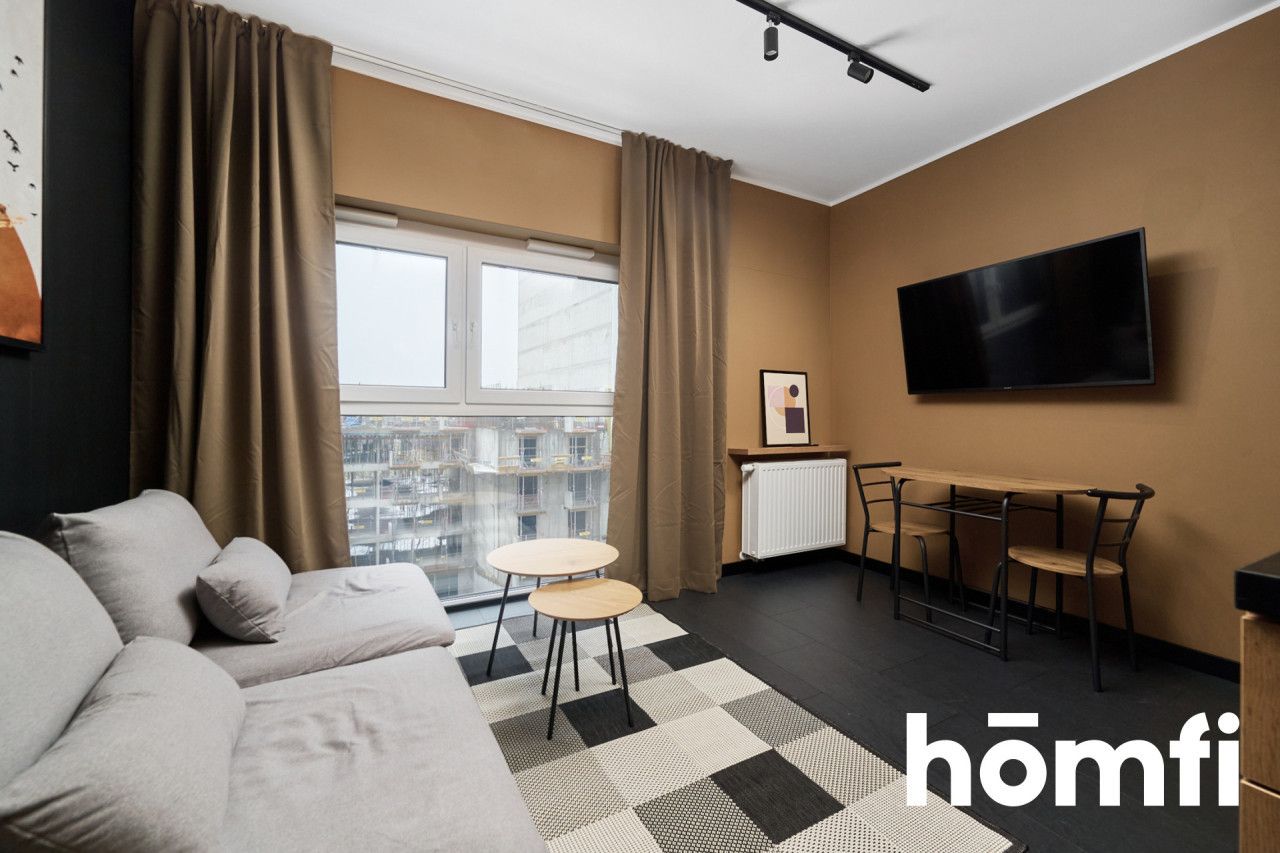 New modern studio apartment with a separate bedroom space - Jaworska Street, close to city center! - Apartment - Rent - Wrocław, Fabryczna / Popowice