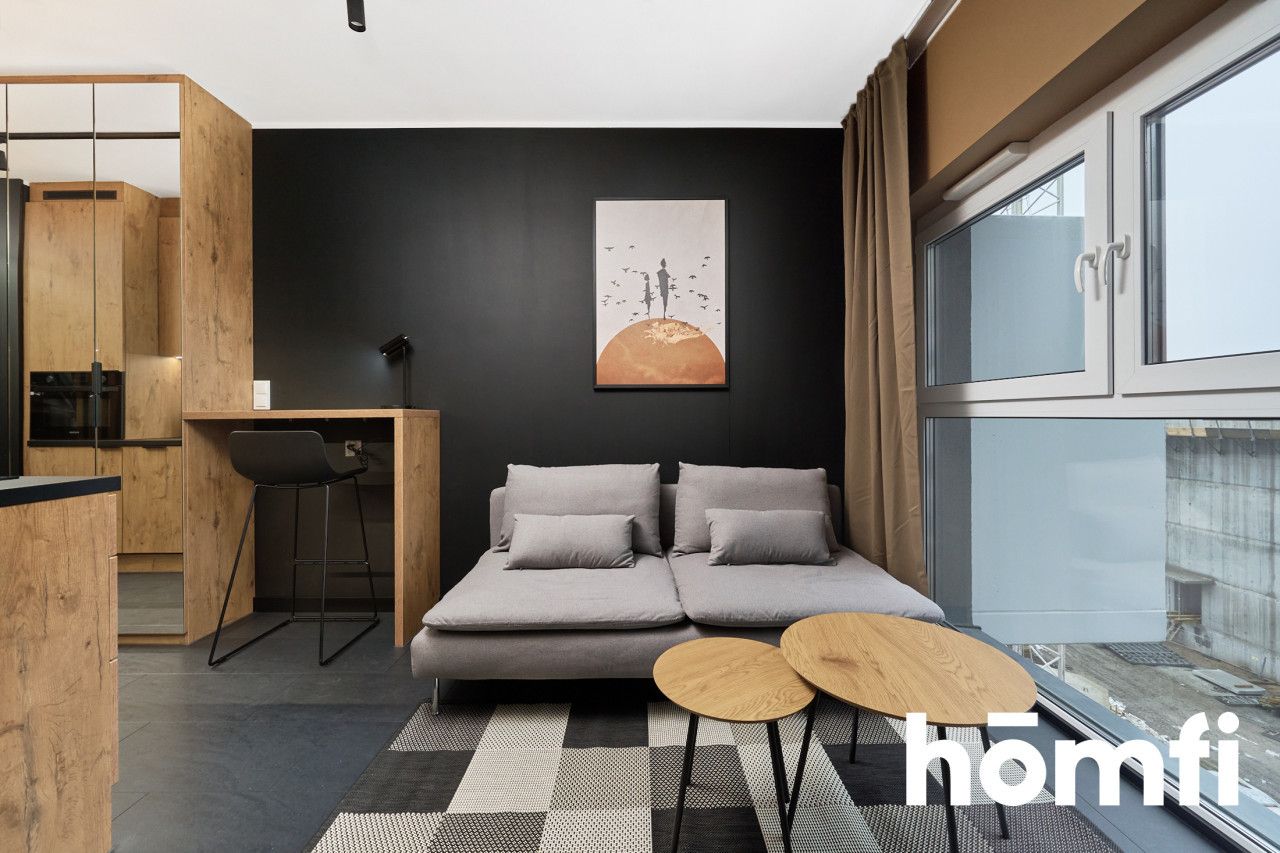 New modern studio apartment with a separate bedroom space - Jaworska Street, close to city center! - Apartment - Rent - Wrocław, Fabryczna / Popowice