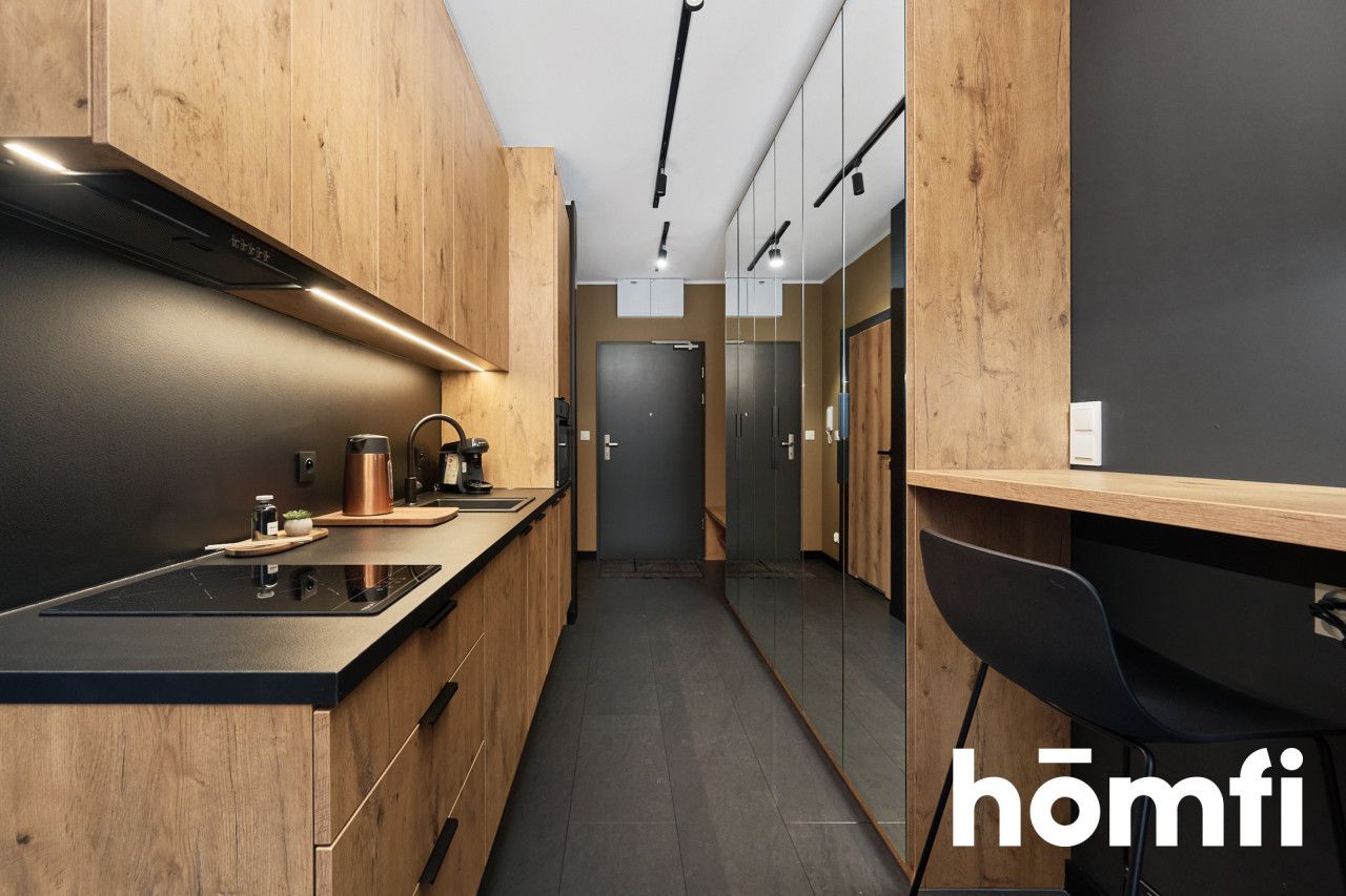 New modern studio apartment with a separate bedroom space - Jaworska Street, close to city center! - Apartment - Rent - Wrocław, Fabryczna / Popowice