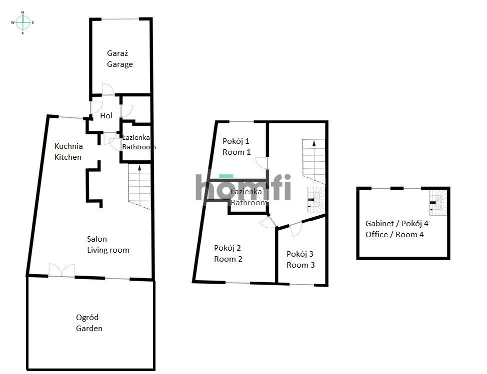 A terraced house with a garden in Smolec - House - Rent - Wrocławski, Kąty Wrocławskie / Smolec