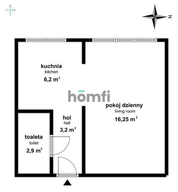 Kawalerka typu studio 28,55m2 - Mieszkanie - Sprzedaż - Świdnicki, Świdnik