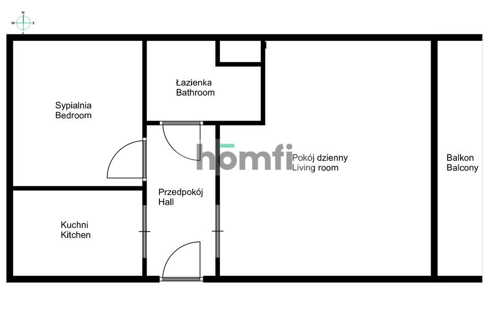 A comfortable two-room apartment for sale - Apartment - Sale - Olsztyn, Jaroty