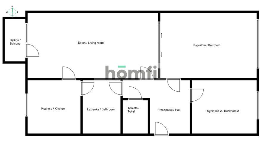 3-pok mieszkanie z basement 53,3m2 Poznań/Grunwald - Apartment - Sale - Poznań, Grunwald