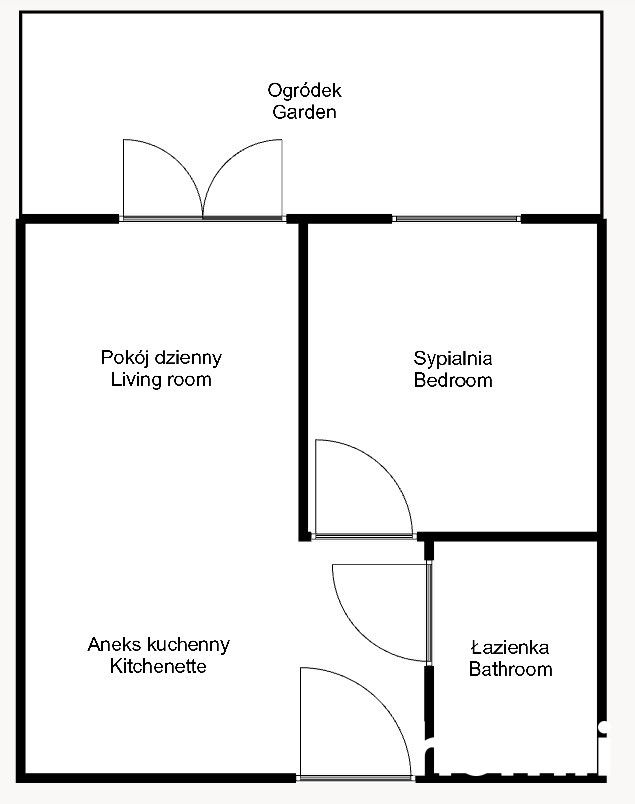 Węgliniecka/Maślice - 2 pokoje + ogródek od zaraz - Mieszkanie - Wynajem - Wrocław, Fabryczna / Maślice