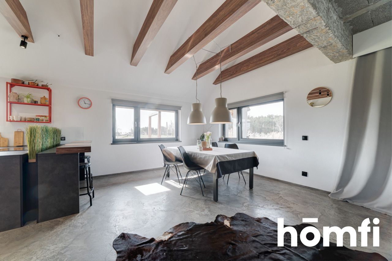 Unique loft style house, private pond - House - Sale - Radomski, Jedlińsk / Nowe Zawady