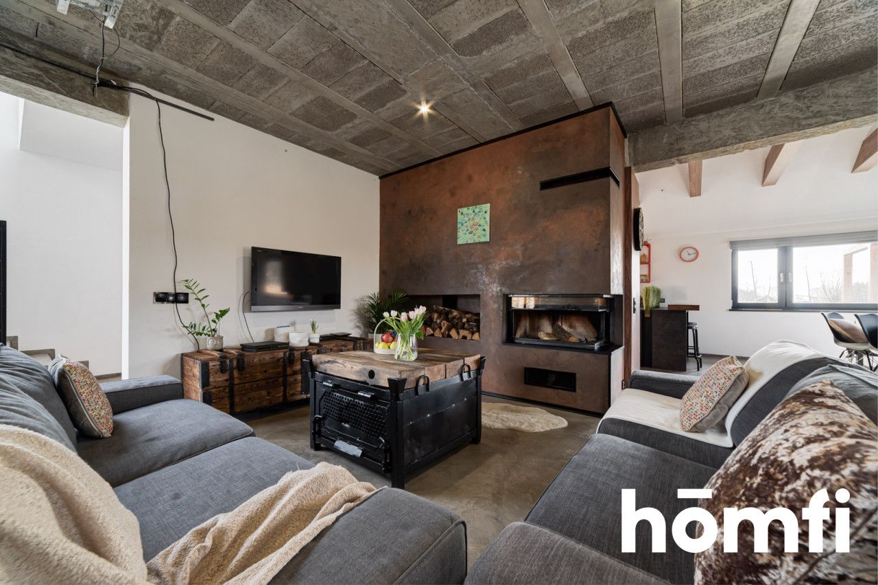 Unique loft style house, private pond - House - Sale - Radomski, Jedlińsk / Nowe Zawady