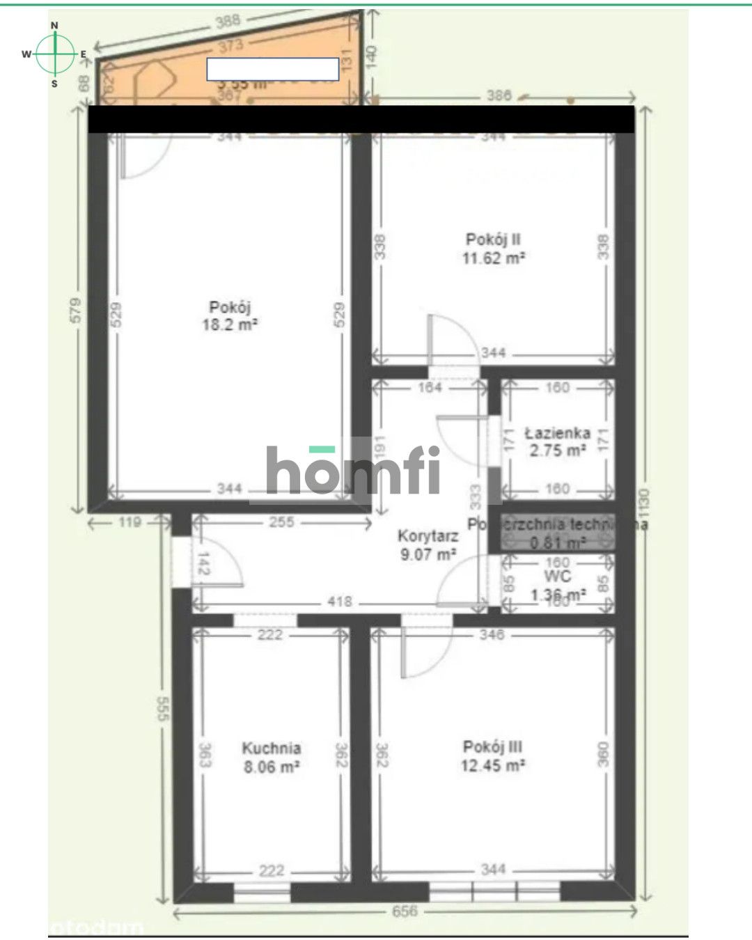 3 ROOMS - GREAT LOCATION NEAR MALTA - Apartment - Sale - Poznań, Nowe Miasto / Chartowo