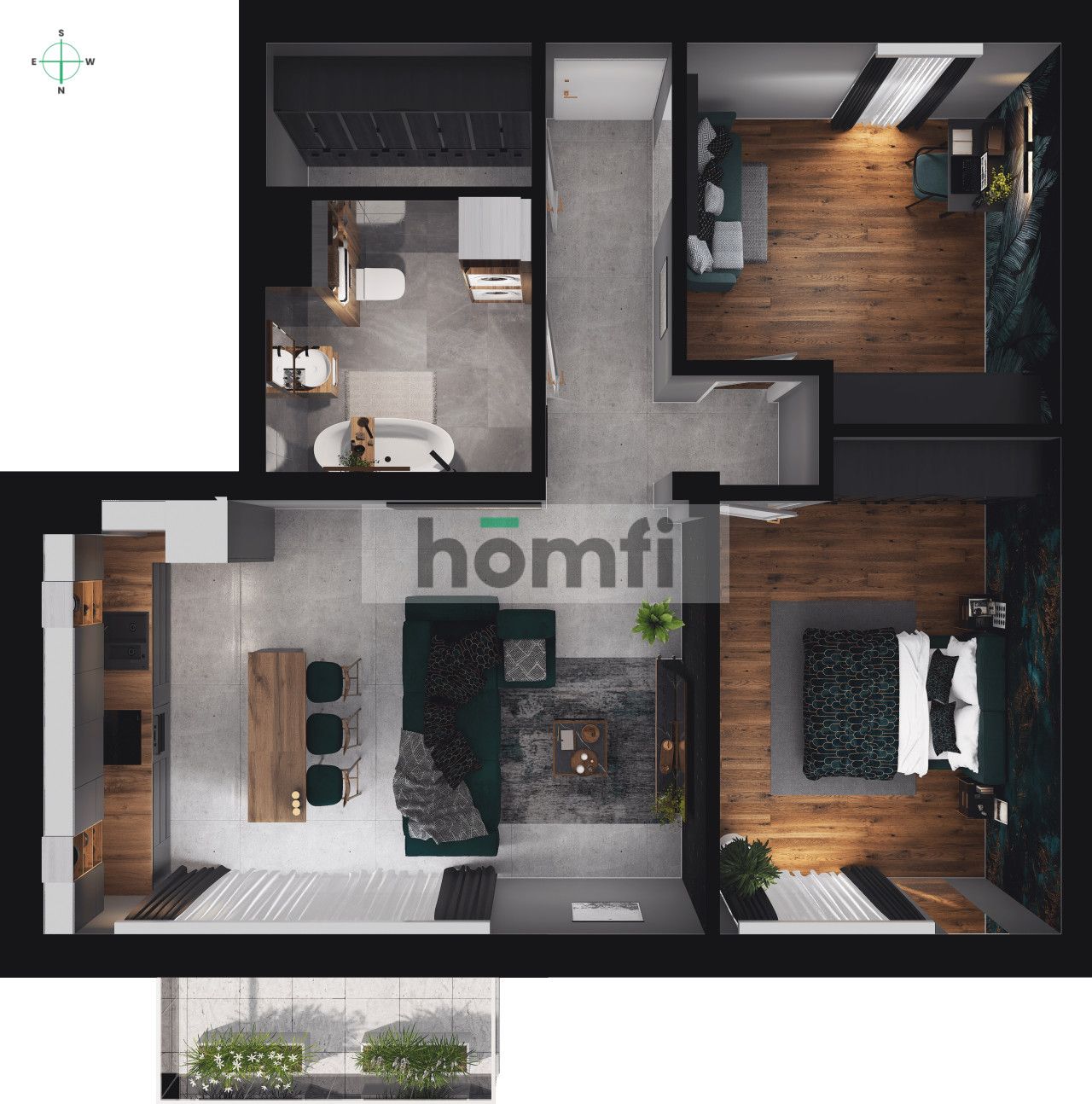 NEW 3 ROOM APARTMENT WITH GARAGE - TETMAJERA RESIDENCE - Apartment - Sale - Kraków, Krowodrza / Bronowice