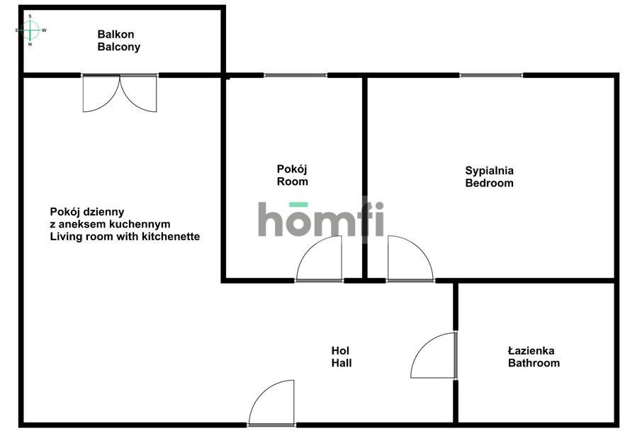 Bright, flat apartment for living or renting - Apartment - Sale - Kraków, Krowodrza / Górka Narodowa