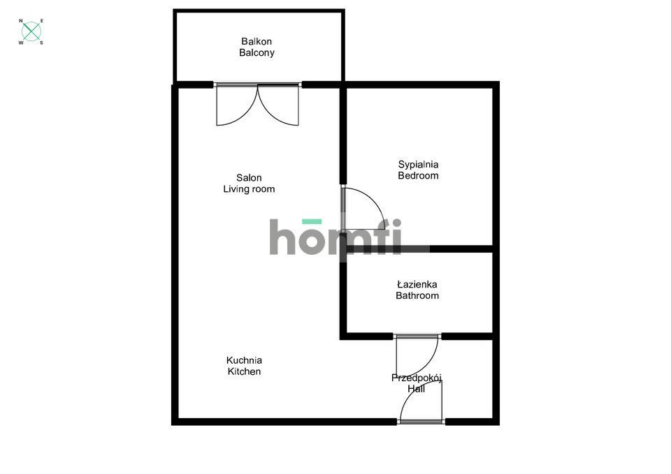 2-room apartment with a parking Port Popowice - Apartment - Rent - Wrocław, Fabryczna / Popowice