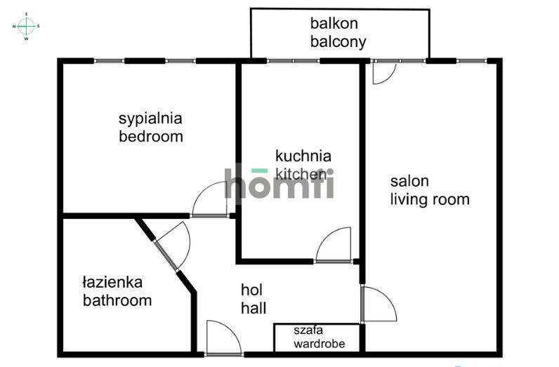 BEAUTIFUL 3 ROOM WITH GARAGE AND BALCONY - Apartment - Rent - Wrocław, Krzyki / Tarnogaj